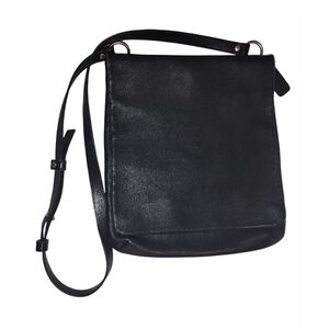 Vintage Coach Chelsea Legacy Crossbody Bag 9458 Black Leather Y2K Hippy Flap